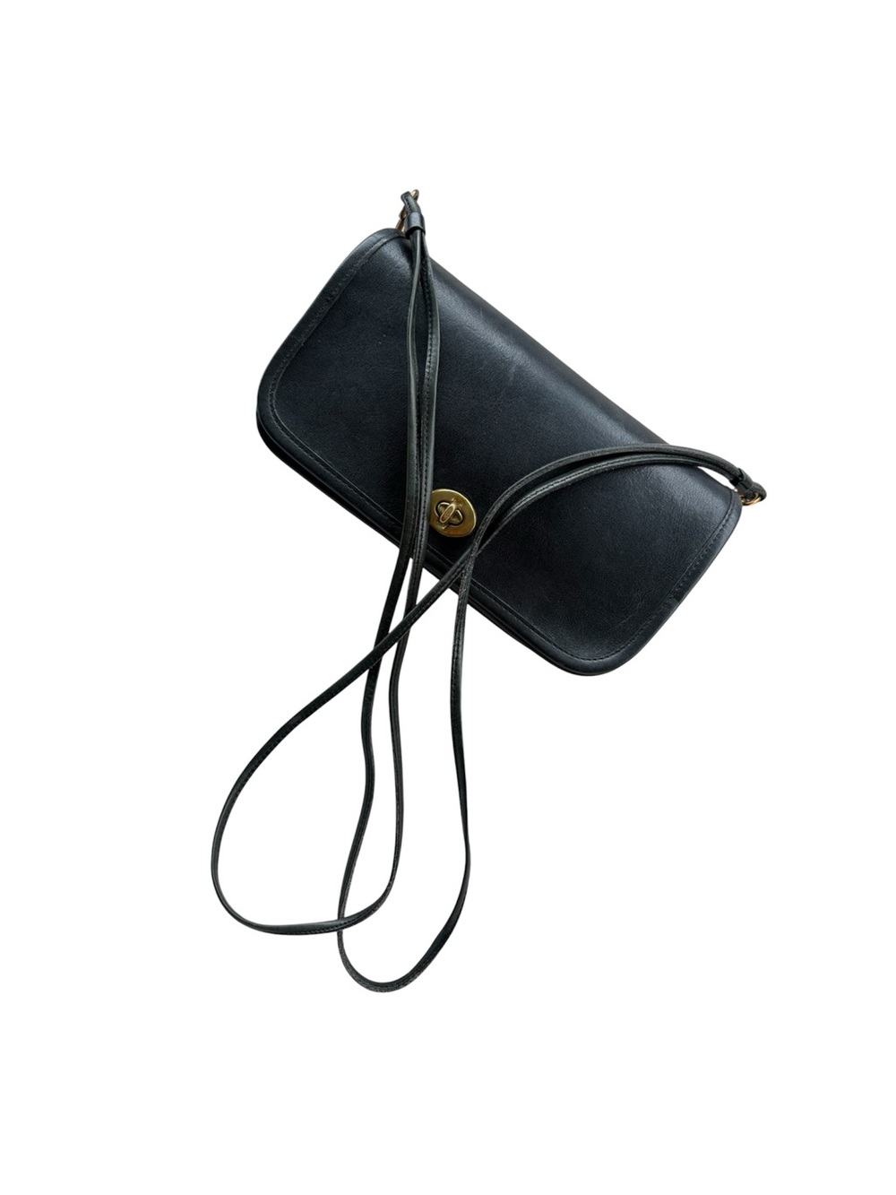 Vintage Coach Navy Blavy Mini Clutch Early Dinky 9375